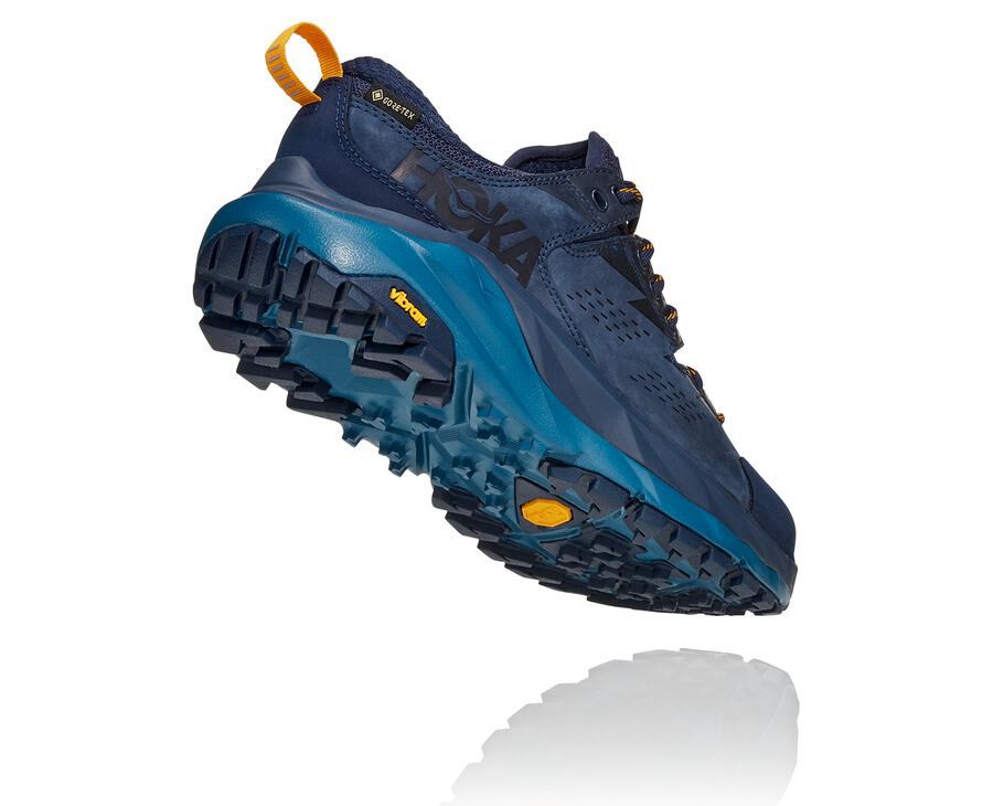 Chaussure Trail Hoka One One Kaha Basse Gore-Tex Femme - Bleu Marine - CDY-087324